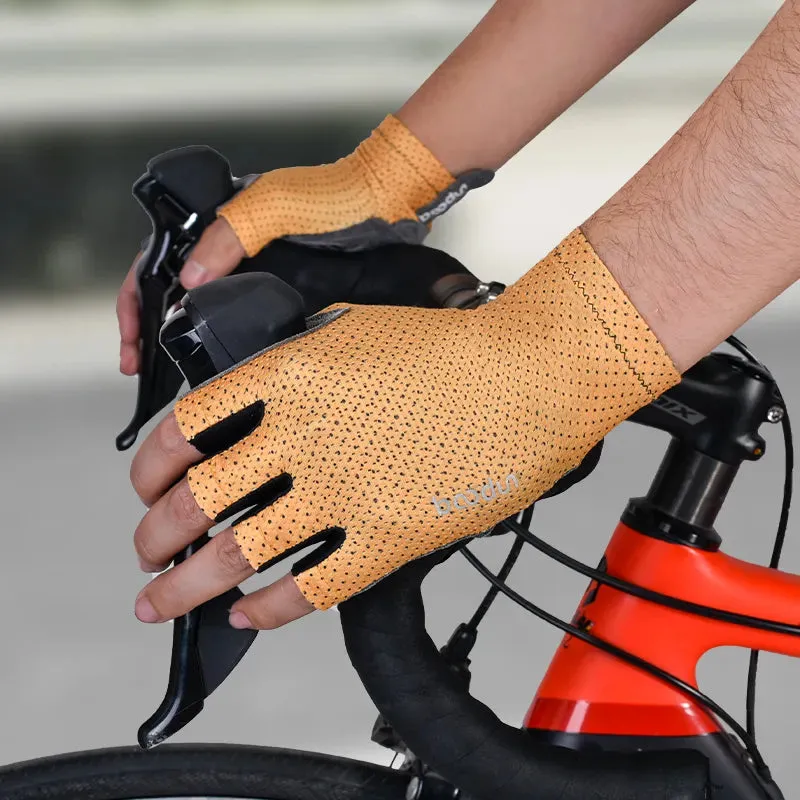 1670long cuff cycling gloves with mesh micofiber and zip thread sunscreen bike gloves