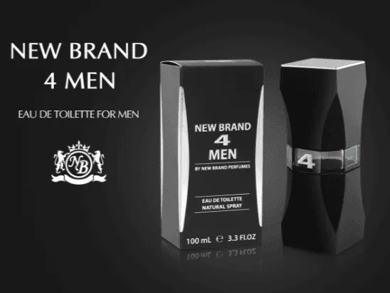 4 Men by New Brand for Men - 3.3 oz EDT Spray