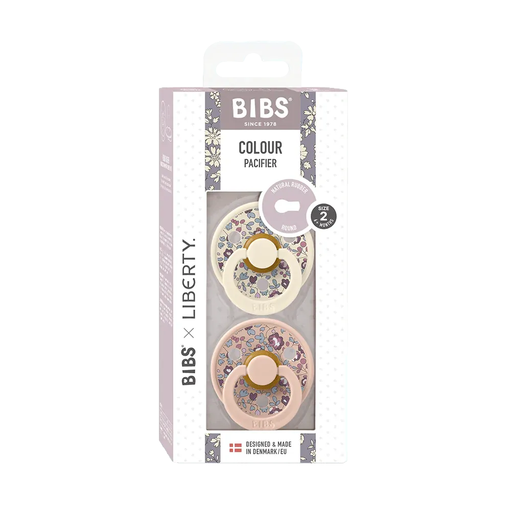 Bibs Liberty Collection Colour Pacifier - Eloise/Blush