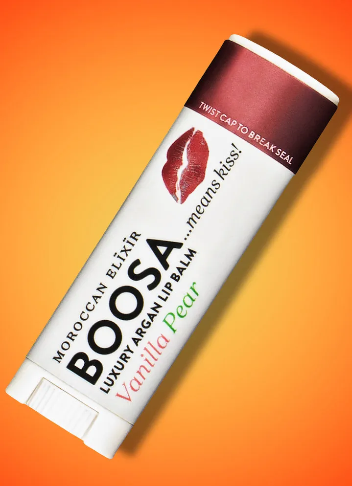 BOOSA Argan Lip Balm  (Vanilla Pear)