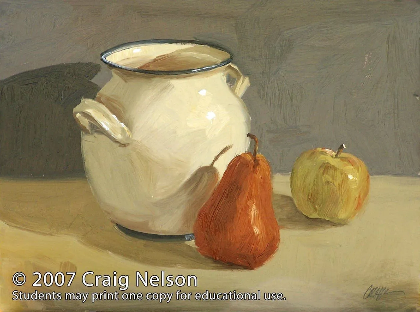 Craig Nelson: A Solid Start in Oil Painting: Still Life