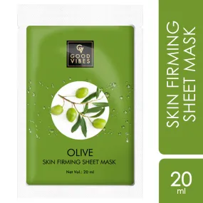 Good Vibes Skin Firming Sheet Mask - Olive (20 ml)