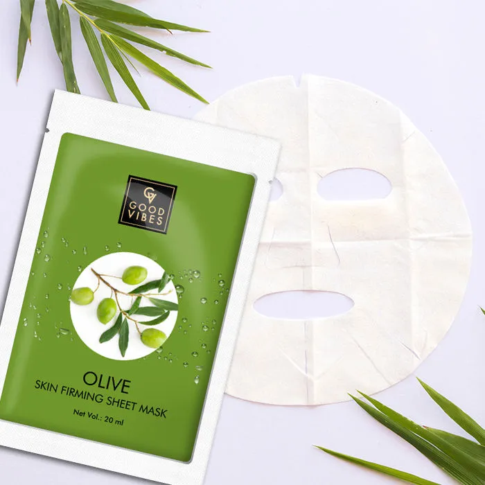 Good Vibes Skin Firming Sheet Mask - Olive (20 ml)