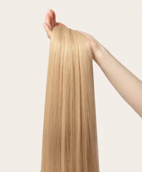 Light Sandy Blonde, 12" Seamless Clip-In Hair Extensions, #24 | 140g