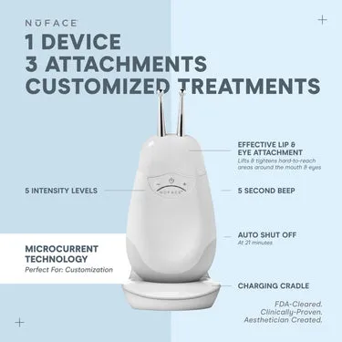 Nuface Trinity Facial Toning Device With ELE Attachment