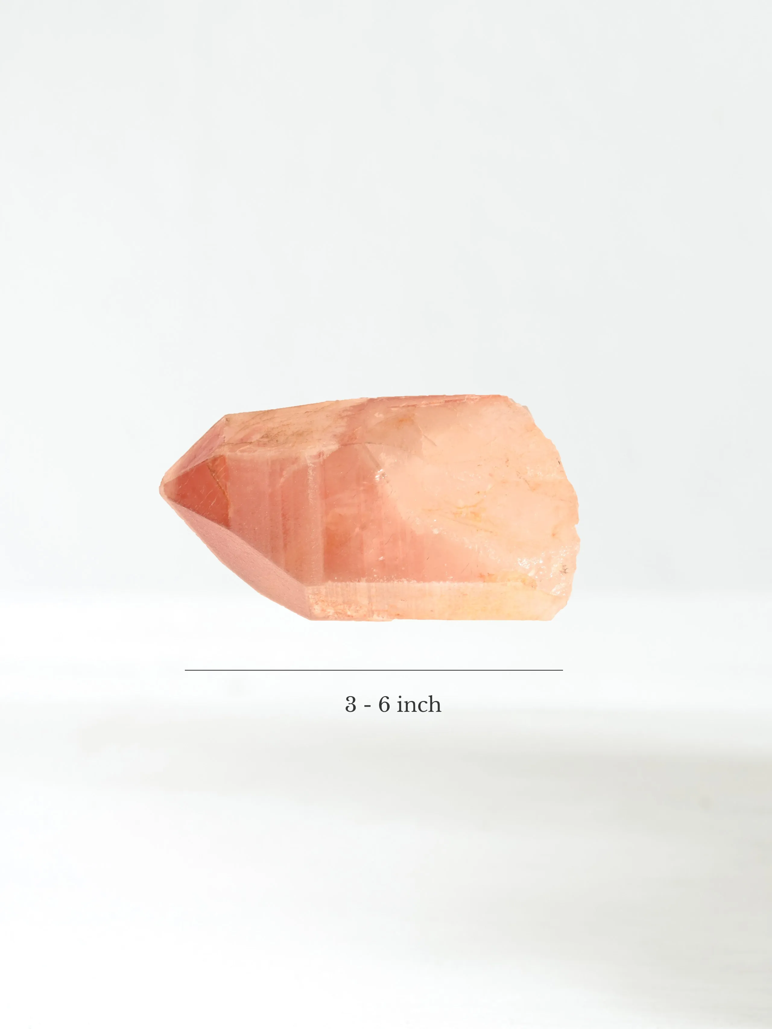 Pink Lemurian Rough Quartz Points