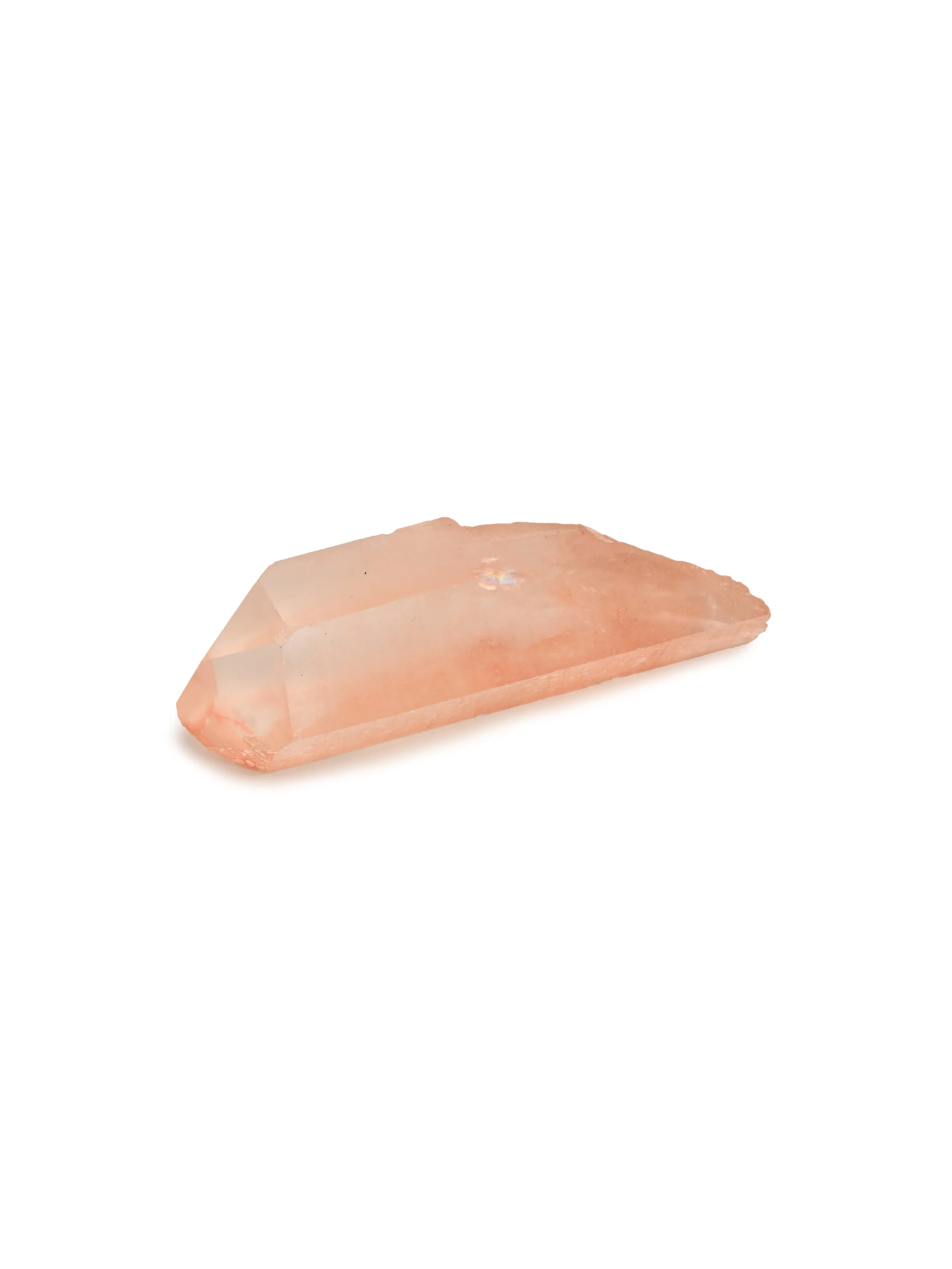 Pink Lemurian Rough Quartz Points