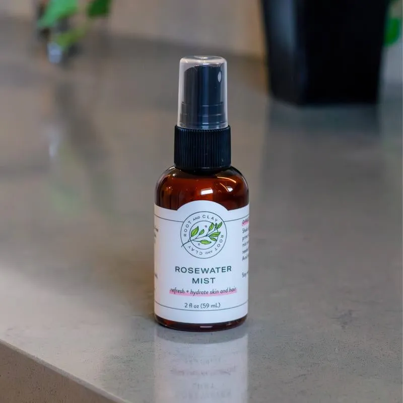 Rosewater Mist for Skincare - Hydrating and Refreshing Facial Spray for Moisturizing Your Skin and Hair Hydrate Moisturize