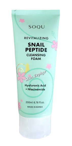 Soqu Revitalizing Snail Peptide Cleansing Foam